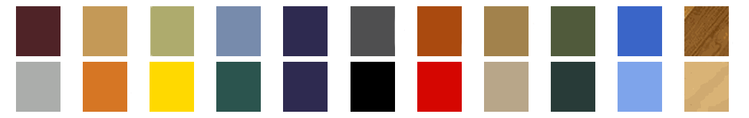 Colores Superficie Plástica Colores Superficie Plástica
