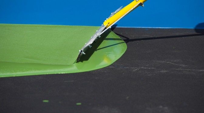 Recubrimiento acrilico para canchas