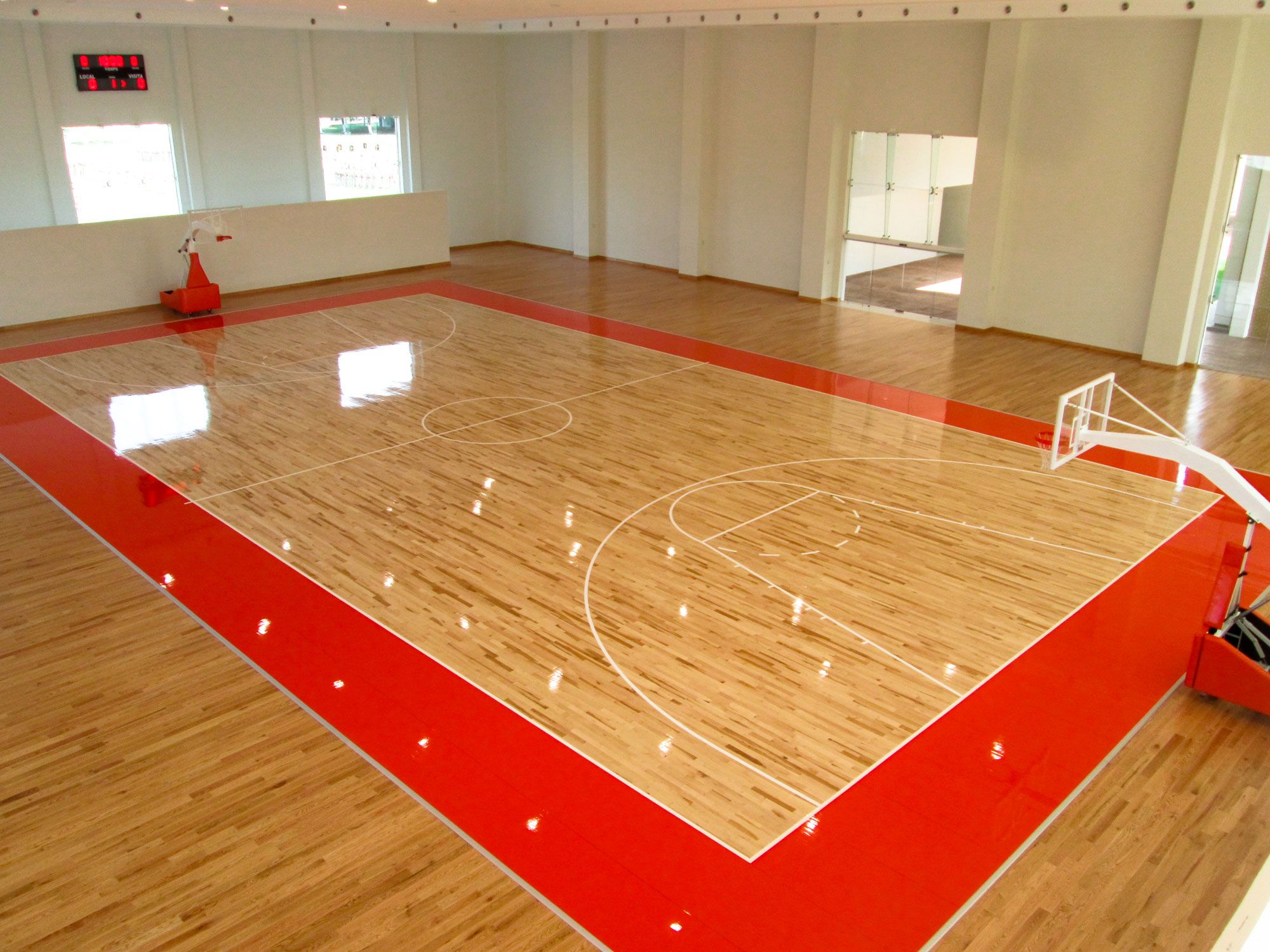 Duela de Maple Cancha Interior