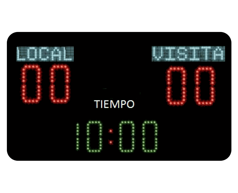 marcadores para canchas de futbol 7
