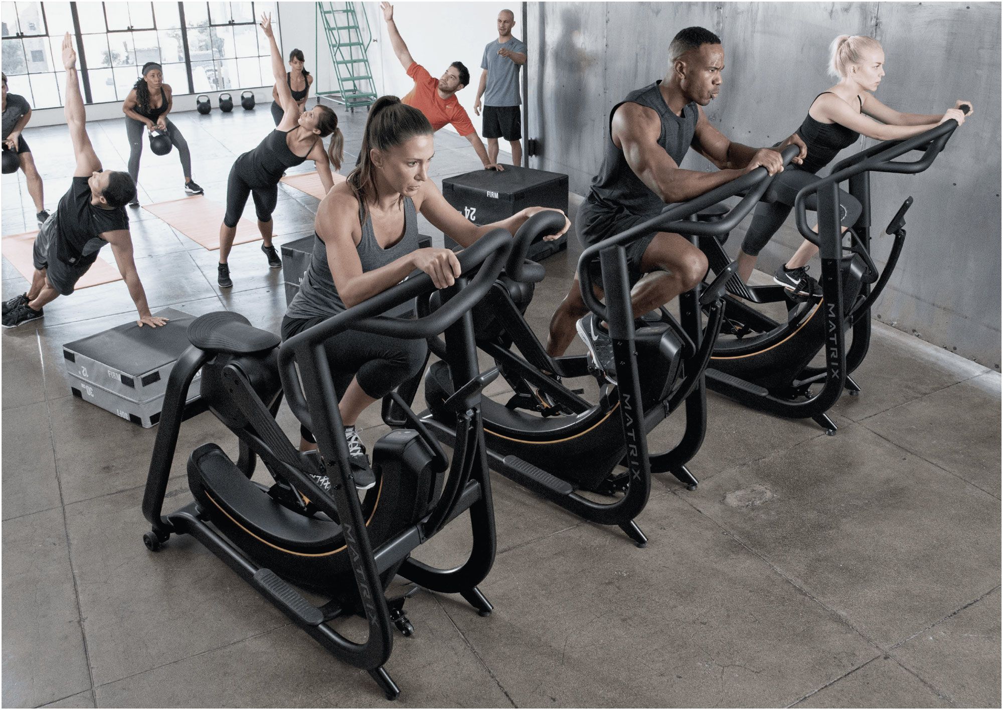 equipo para gimnasio multifuncional, abdominales, cardio y crossfit